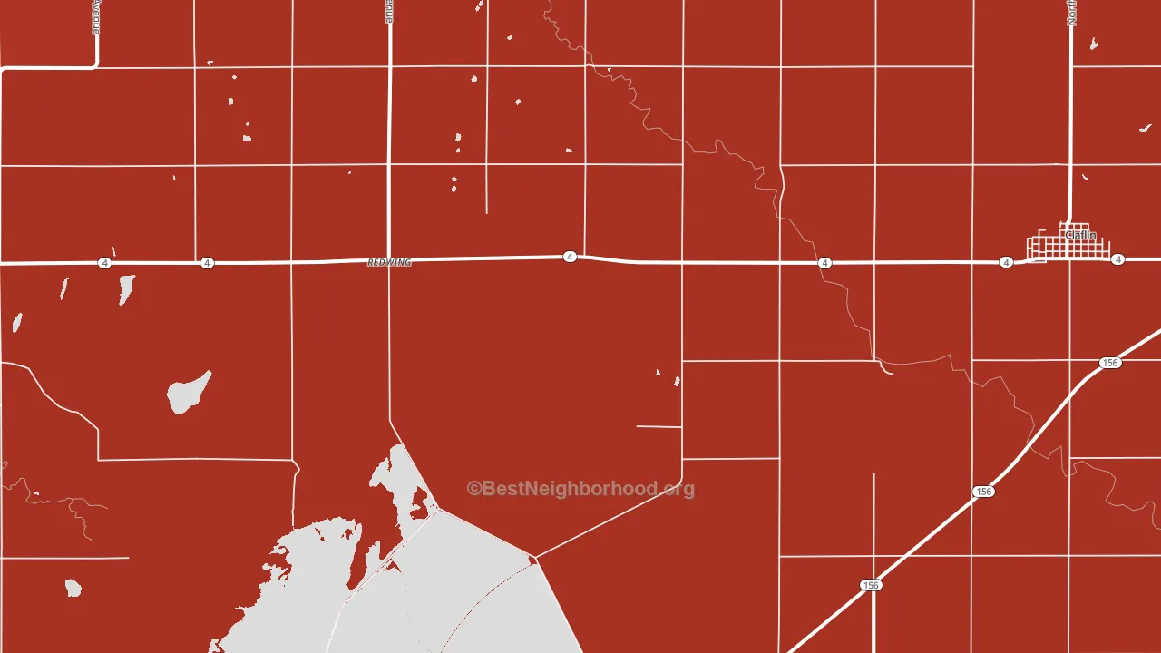 Redwing, KS block-group political-lean map