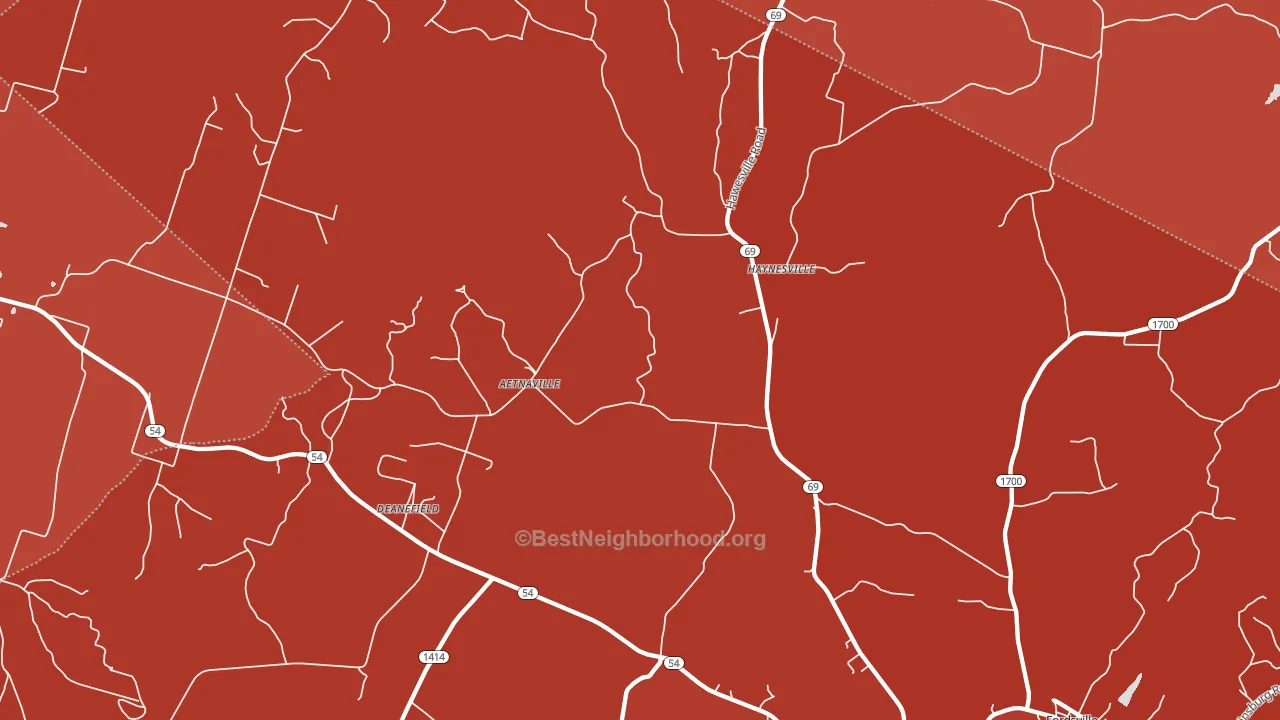 Reynolds Station, KY block-group political-lean map