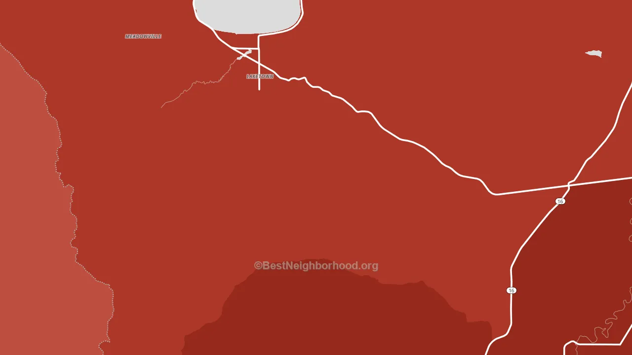 Rich County, UT block-group political-lean map