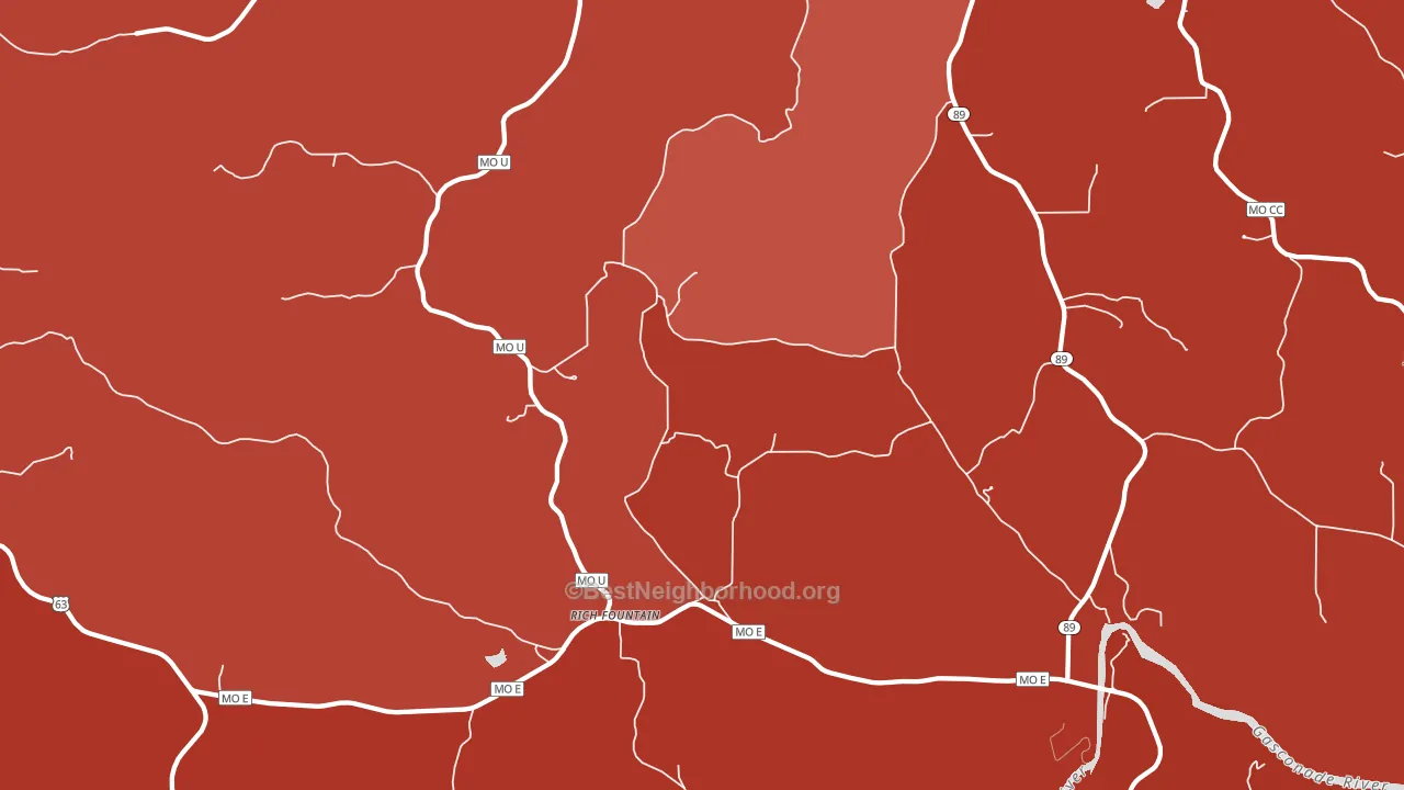 Rich Fountain, MO block-group political-lean map