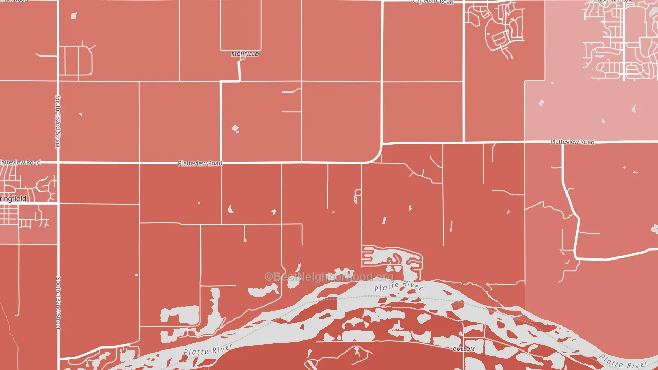 Richfield, NE block-group political-lean map
