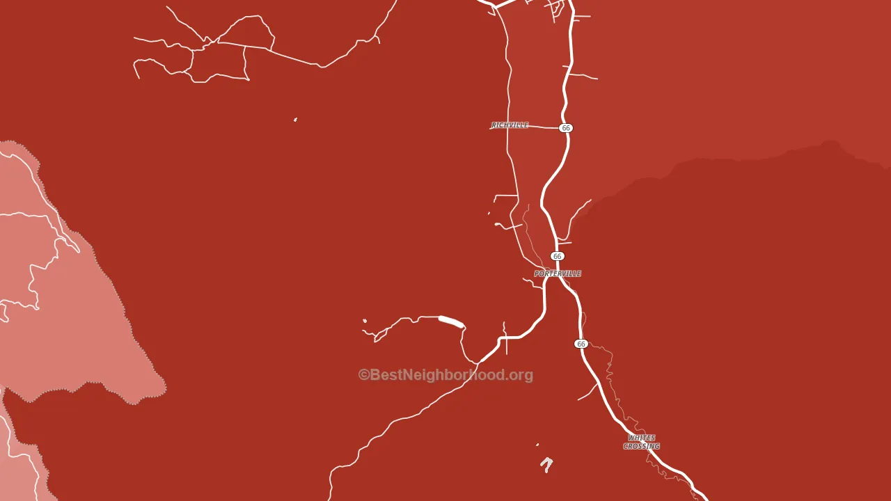 Richville, UT block-group political-lean map