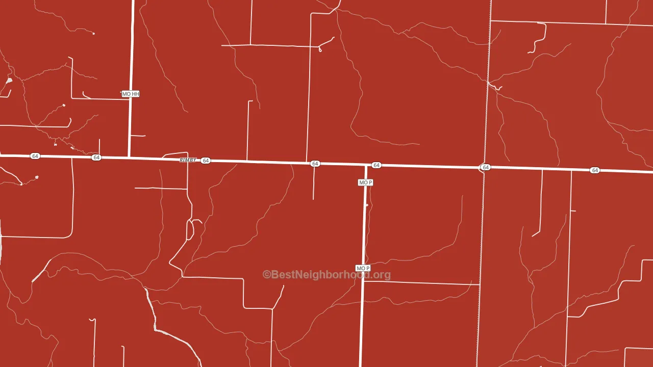 Rimby, MO block-group political-lean map
