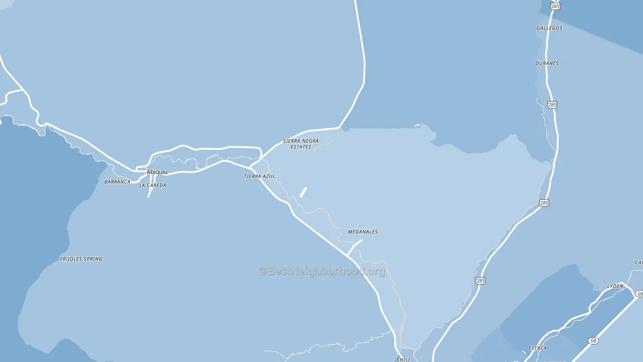 Rio Arriba County, NM block-group political-lean map