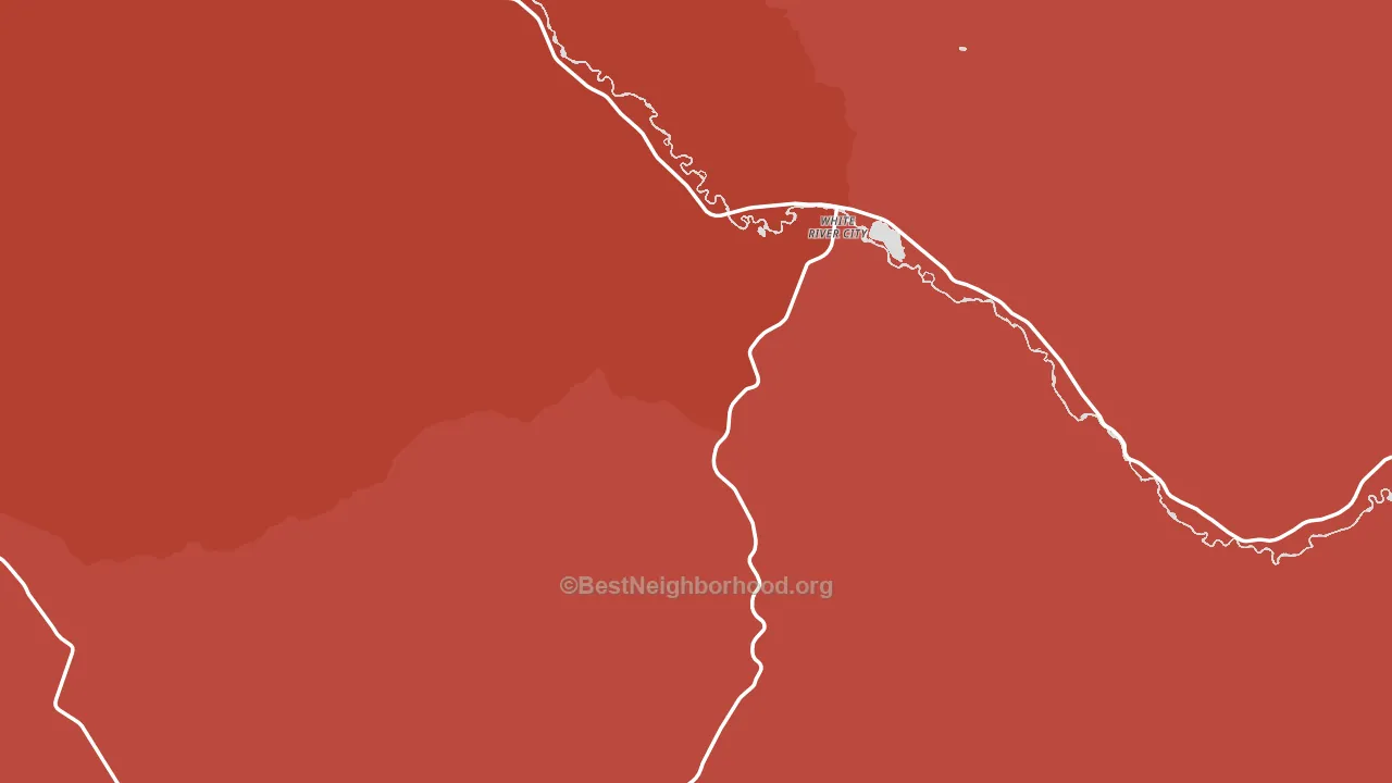 Rio Blanco County, CO block-group political-lean map