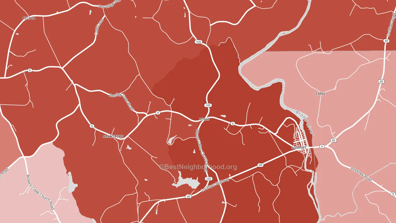 Robat, SC block-group political-lean map