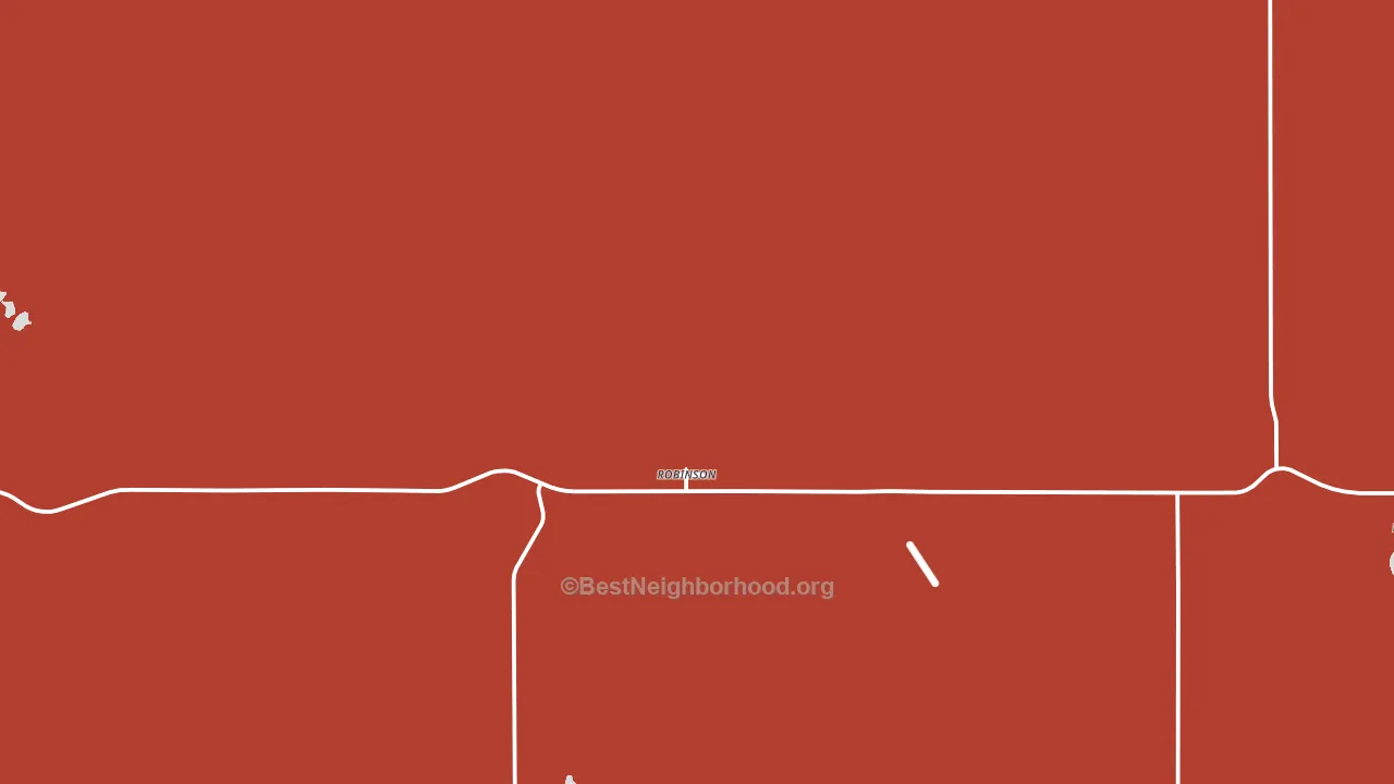 Robinson, ND block-group political-lean map