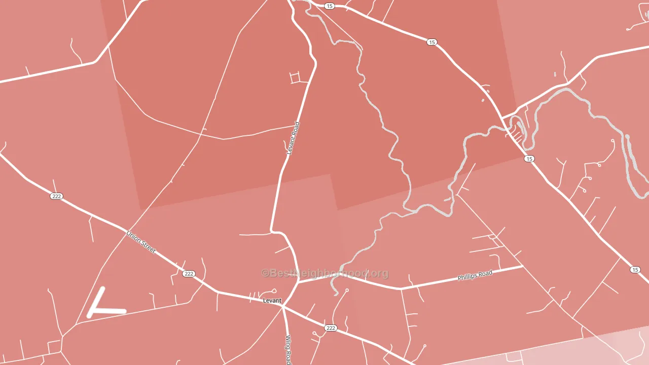 Robyville, ME block-group political-lean map