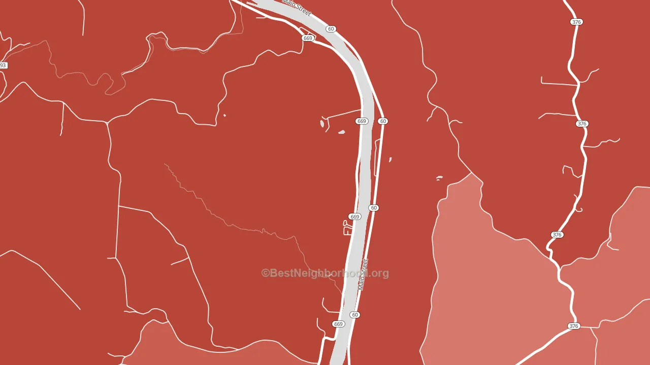 Rokeby Lock, OH block-group political-lean map