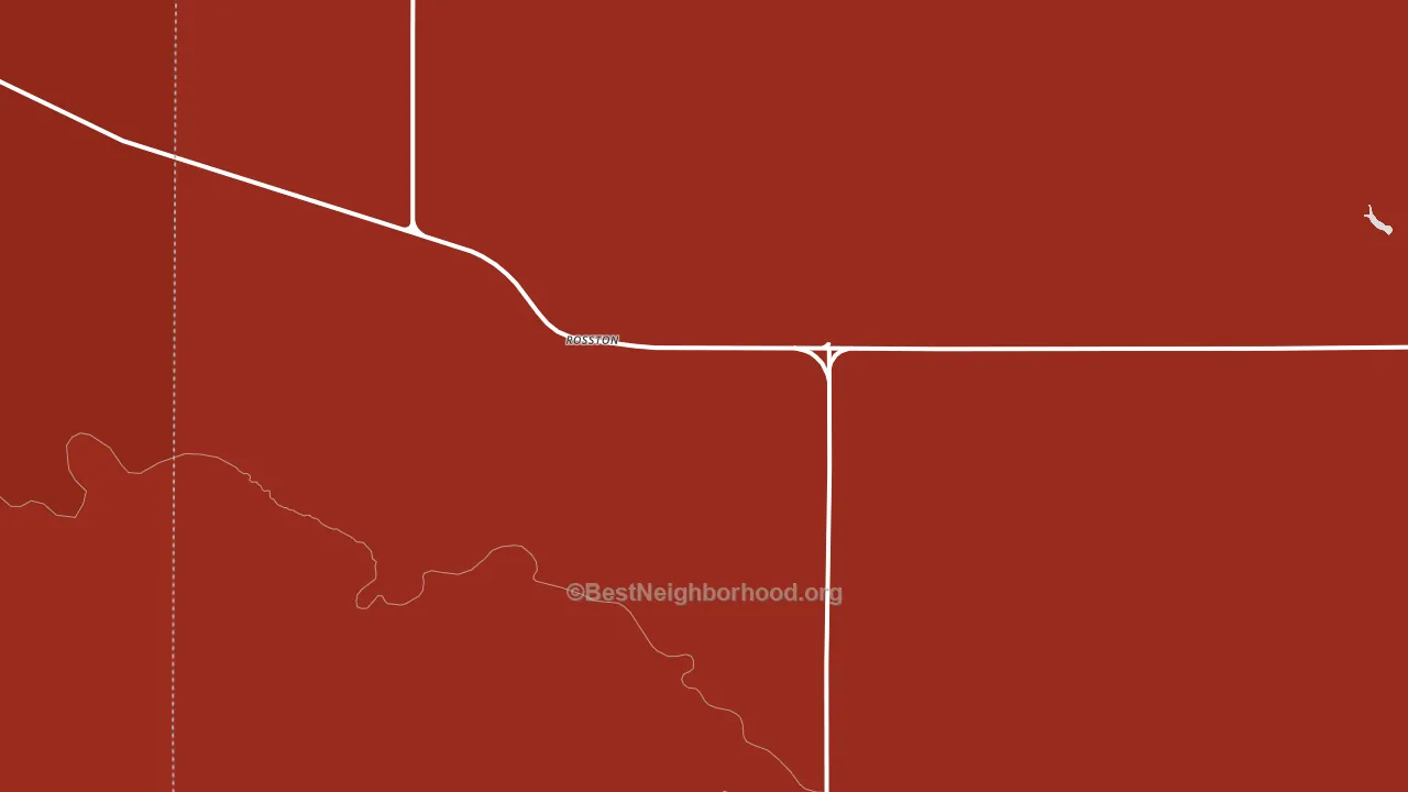 Rosston, OK block-group political-lean map