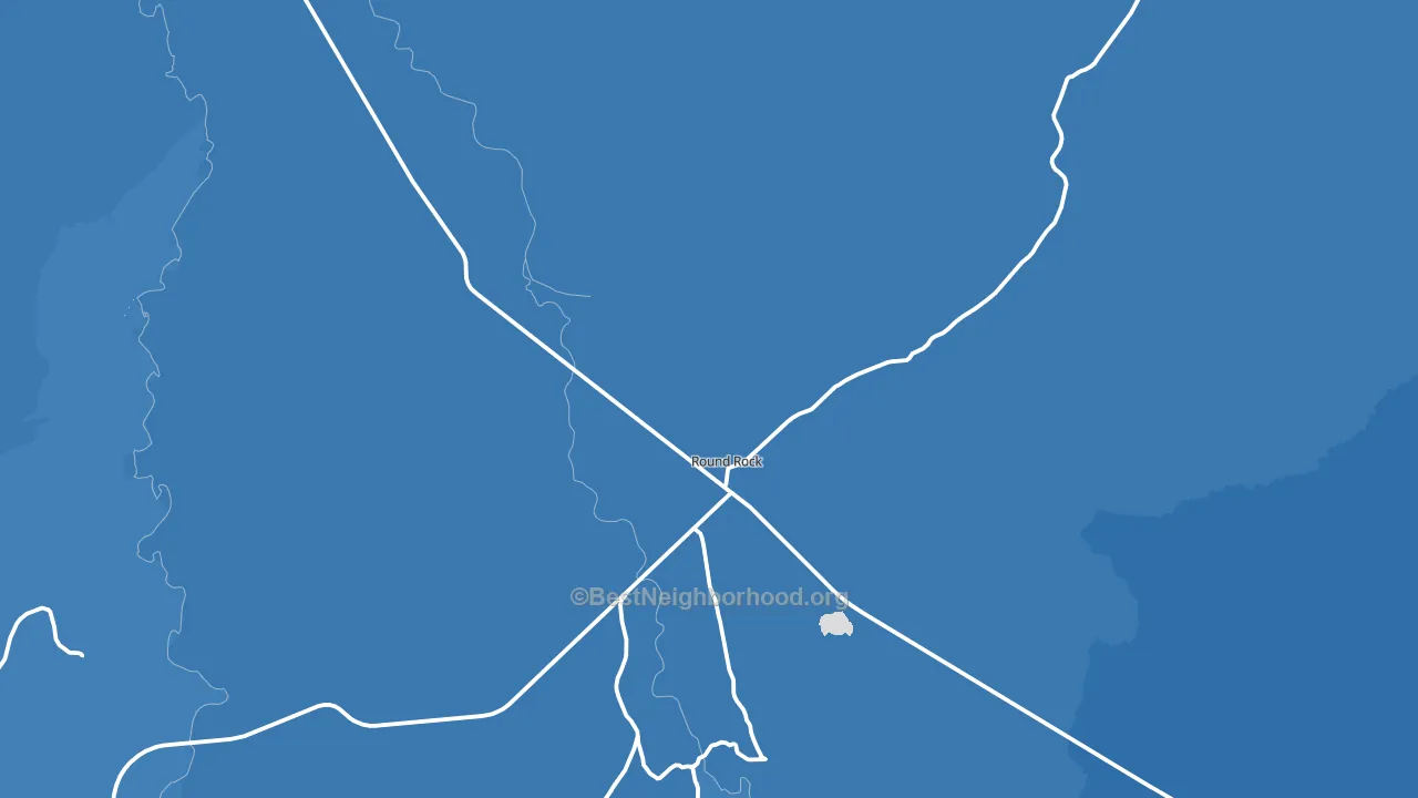 Round Rock, AZ block-group political-lean map