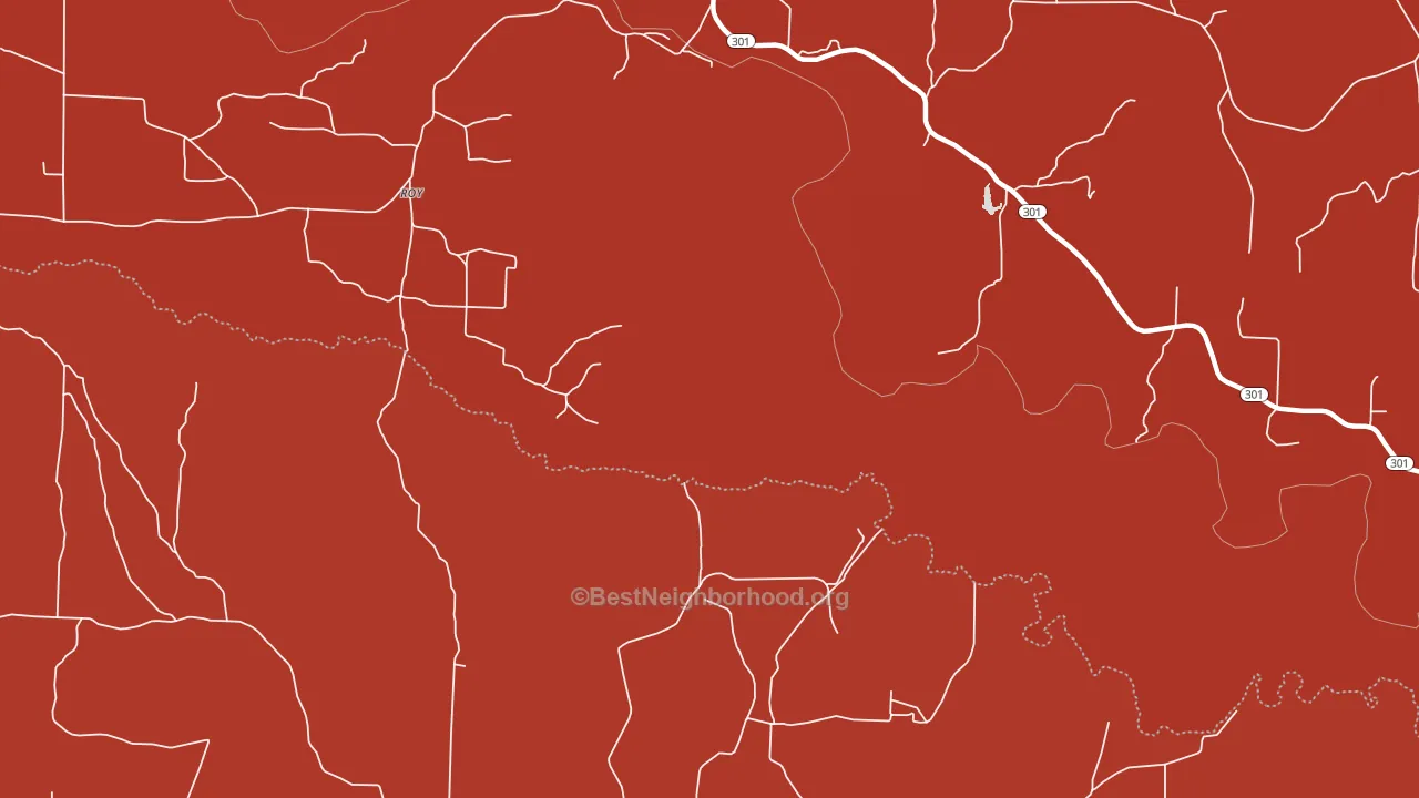 Roy, AR block-group political-lean map