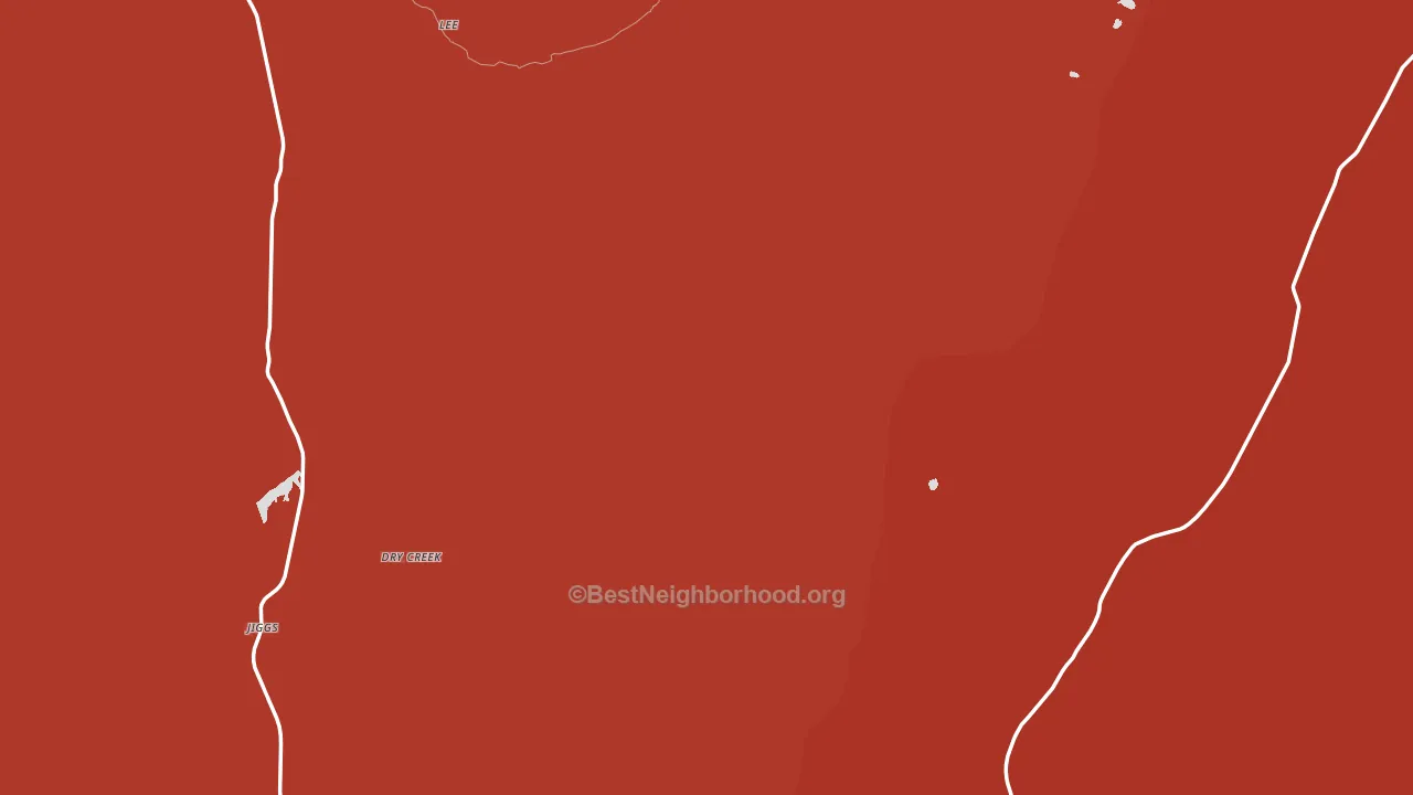 Ruby Valley, NV block-group political-lean map