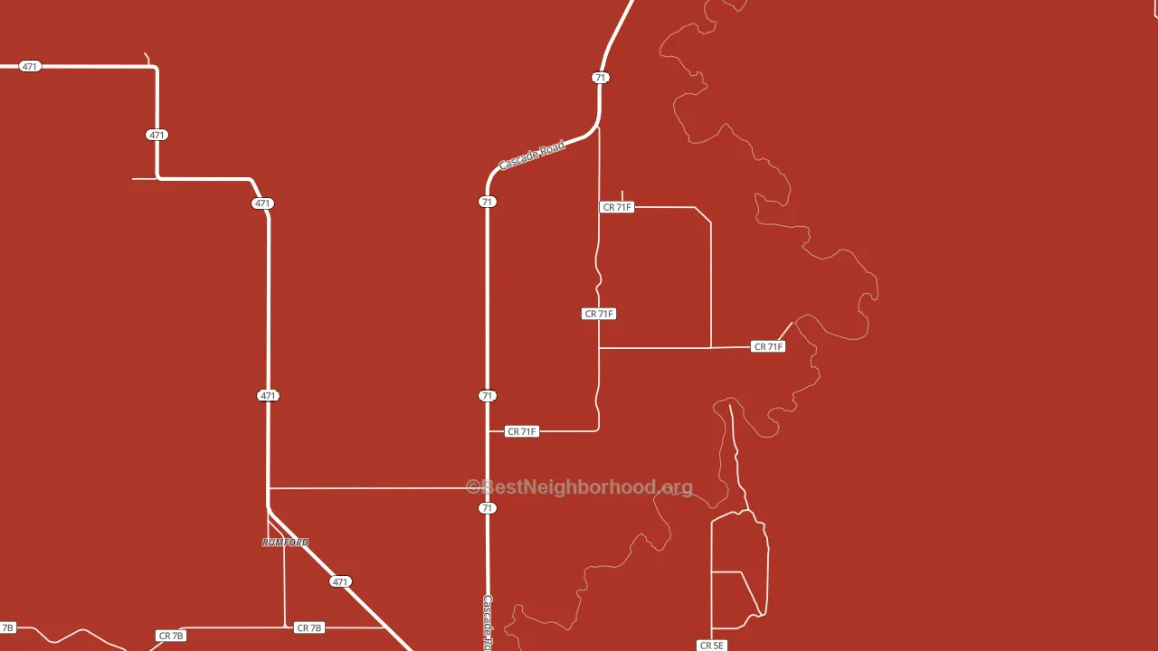 Rumford, SD block-group political-lean map