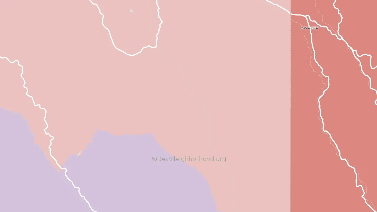Ruth, CA block-group political-lean map