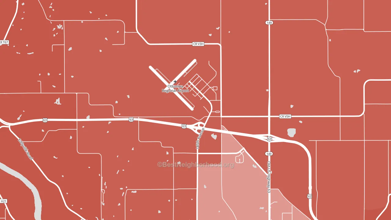 Rutledge, IA block-group political-lean map