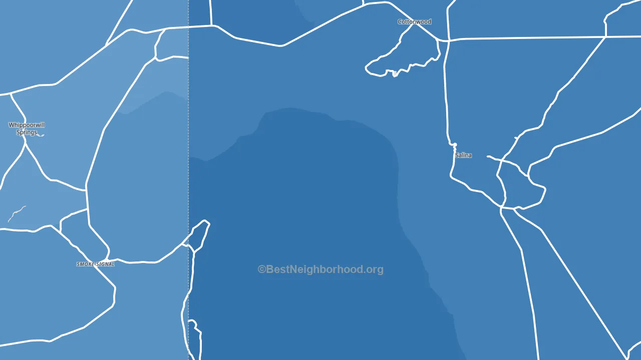 Salina, AZ block-group political-lean map