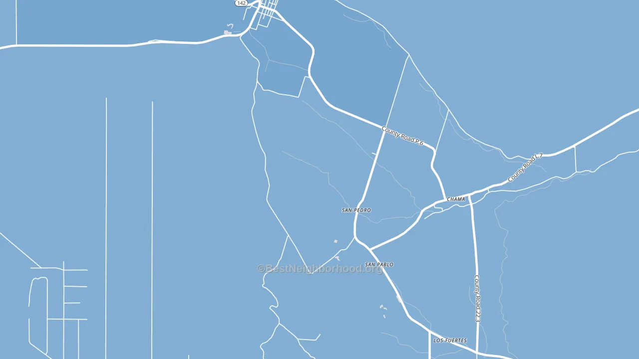 San Pedro, CO block-group political-lean map