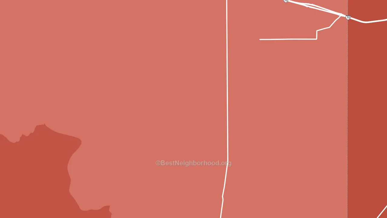 San Simon, AZ block-group political-lean map