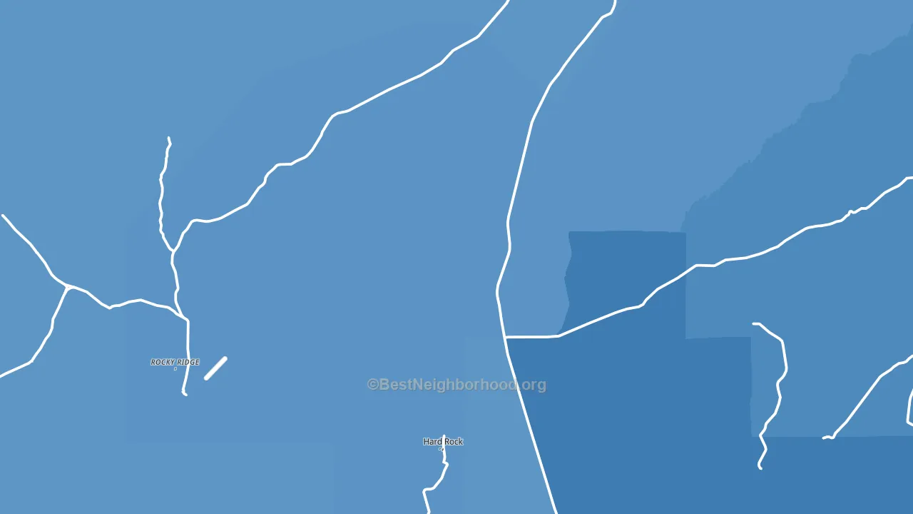 Sand Springs, AZ block-group political-lean map