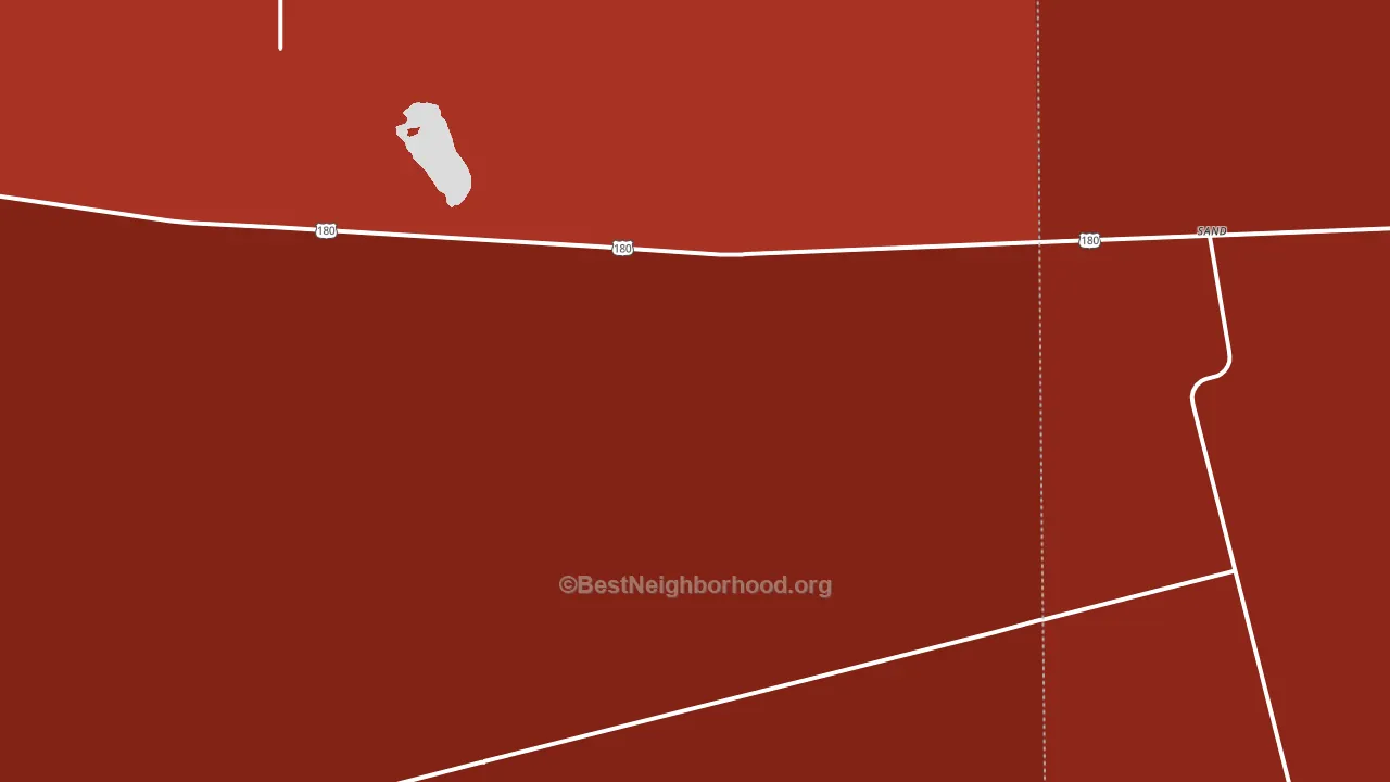 Sand, TX block-group political-lean map