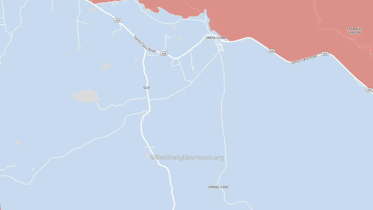 Santa Clara, NY block-group political-lean map