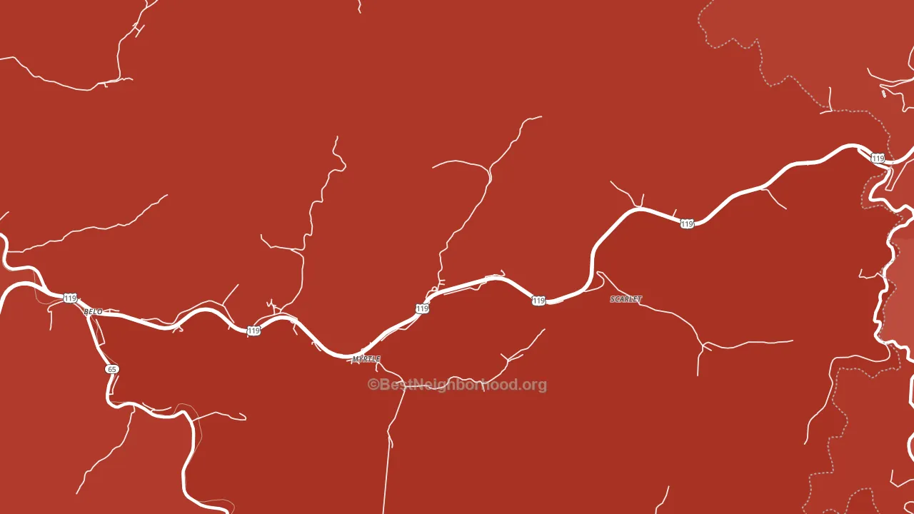 Scarlet, WV block-group political-lean map