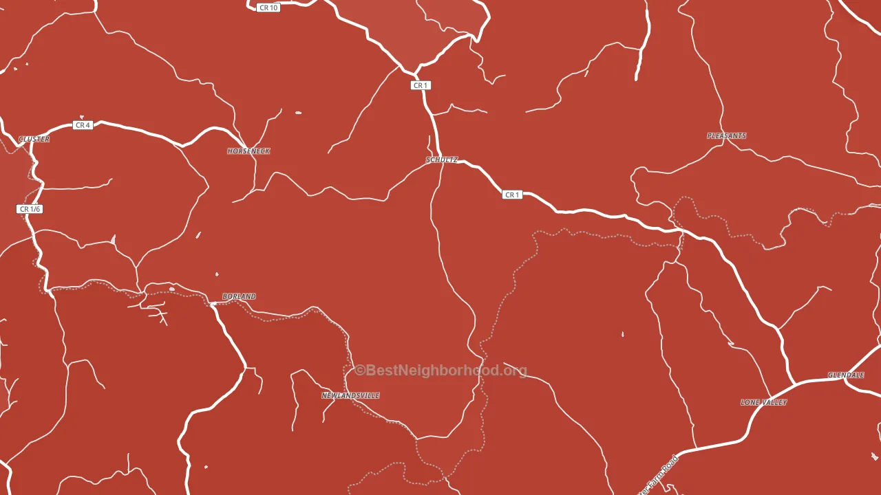 Schultz, WV block-group political-lean map