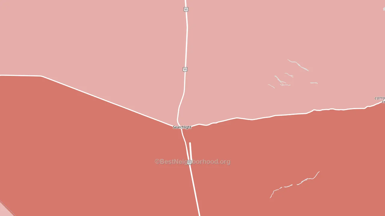 Searchlight, NV block-group political-lean map