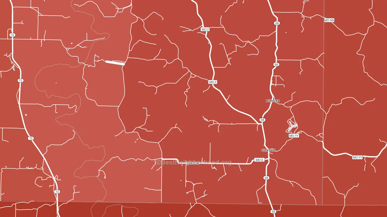 Seaton, MO block-group political-lean map
