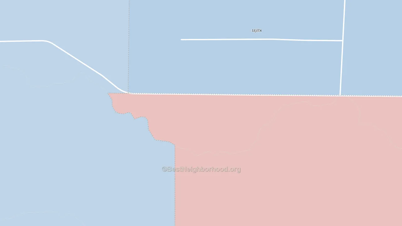 Sejita, TX block-group political-lean map