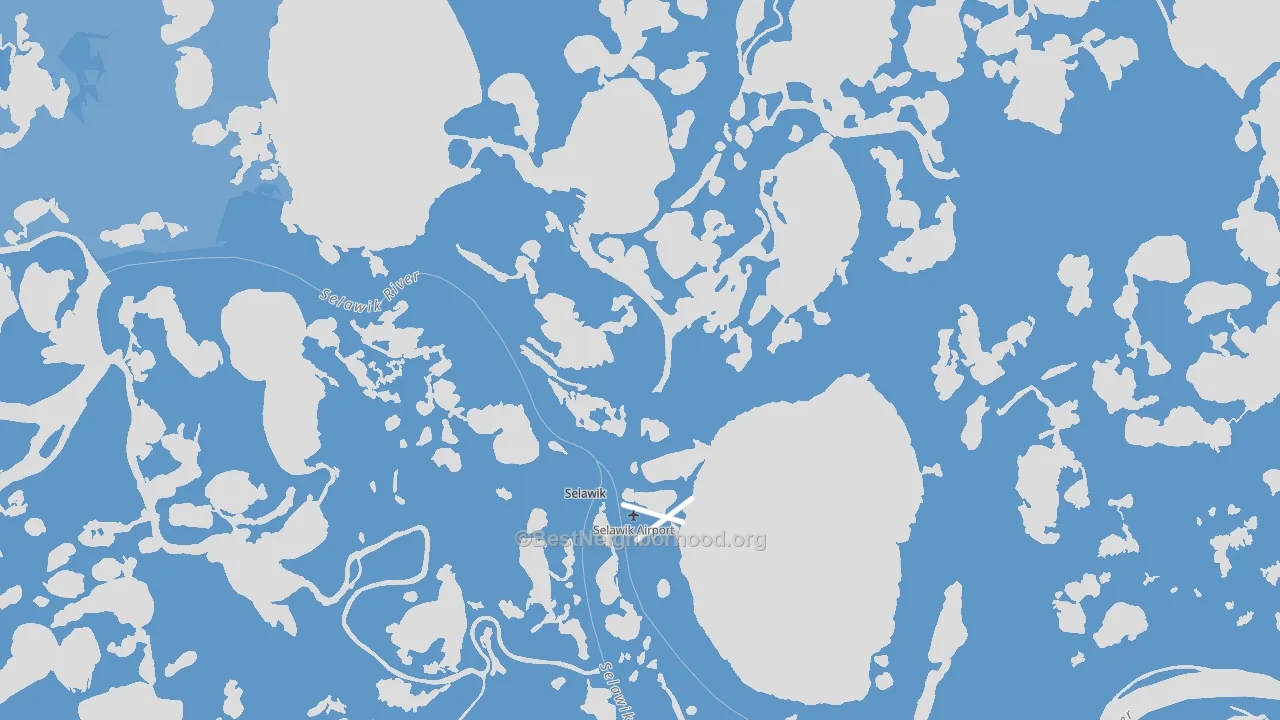 Selawik, AK block-group political-lean map