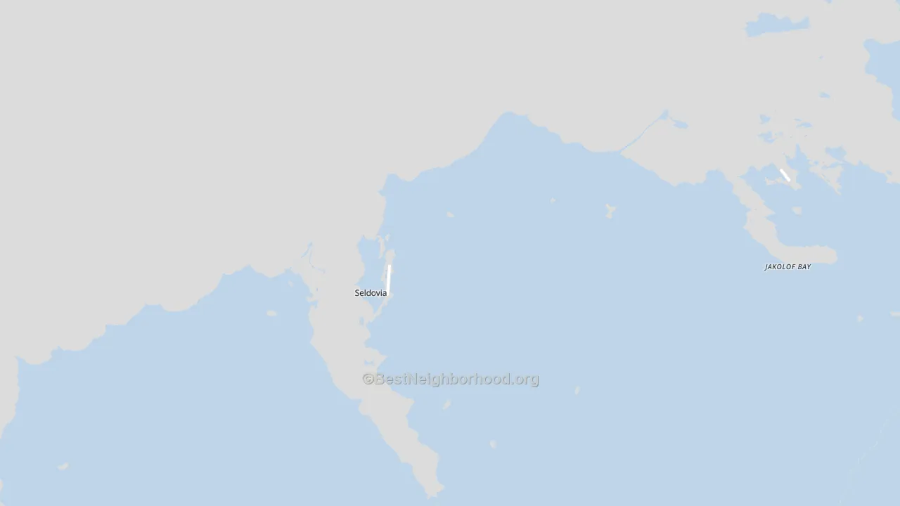 Seldovia, AK block-group political-lean map