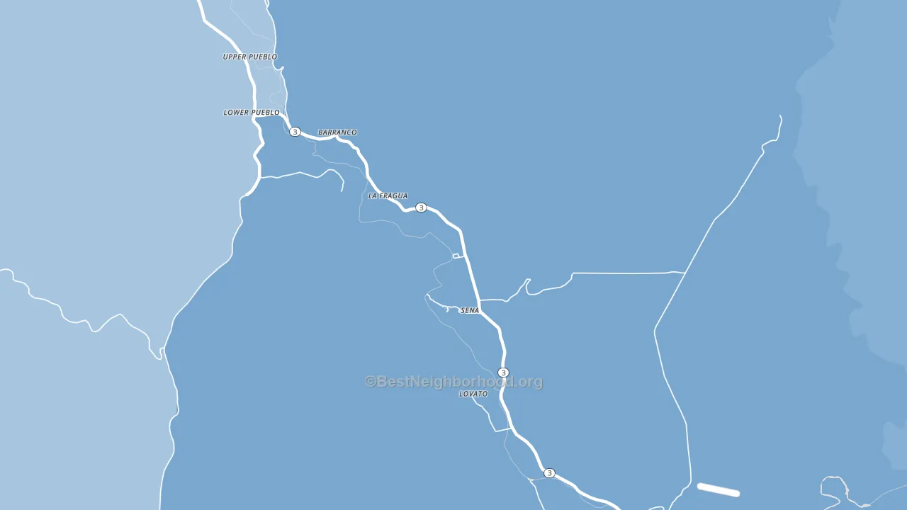 Sena, NM block-group political-lean map