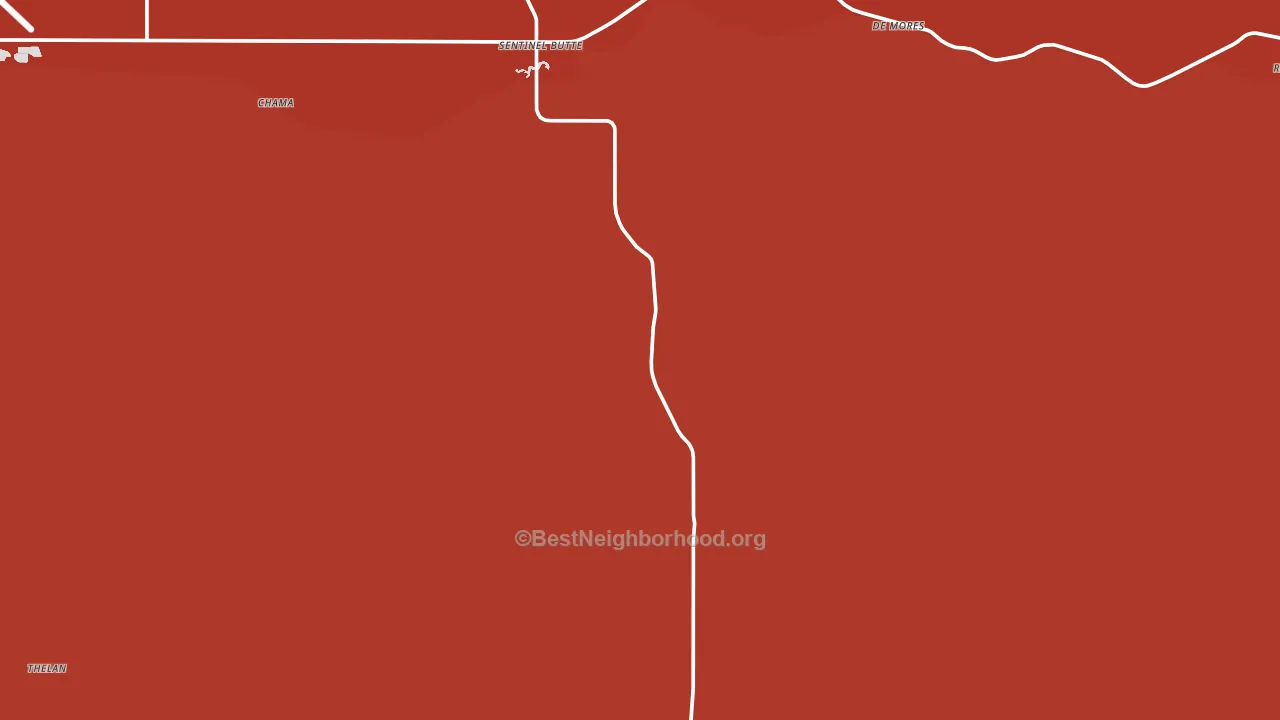 Sentinel Butte, ND block-group political-lean map