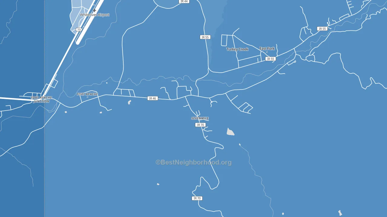 Seven Mile, AZ block-group political-lean map