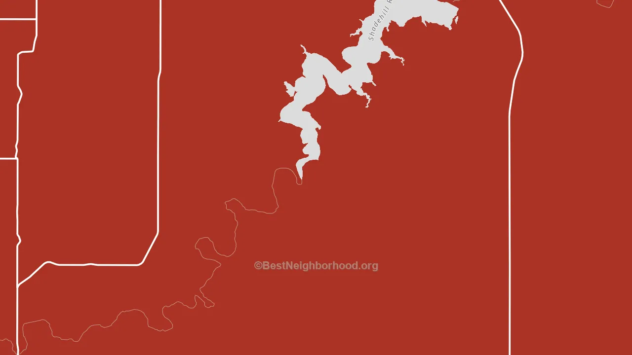Shadehill, SD block-group political-lean map