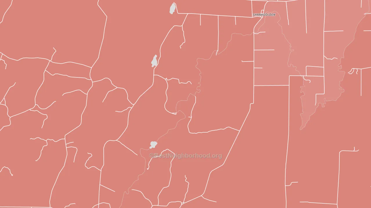 Shanagolden, WI block-group political-lean map