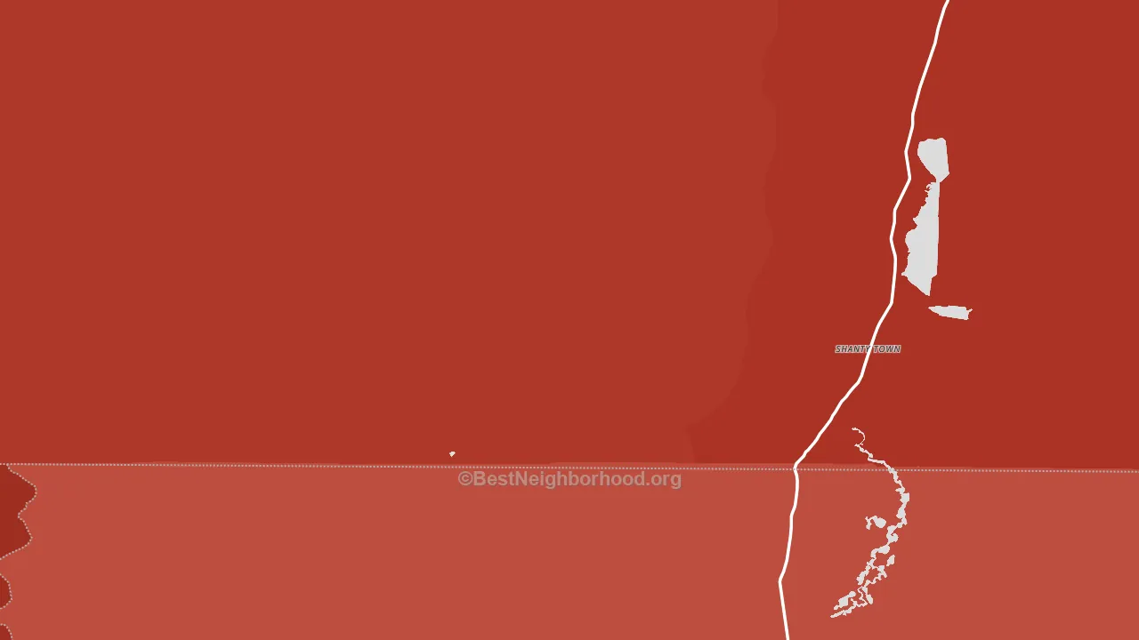 Shanty Town, NV block-group political-lean map