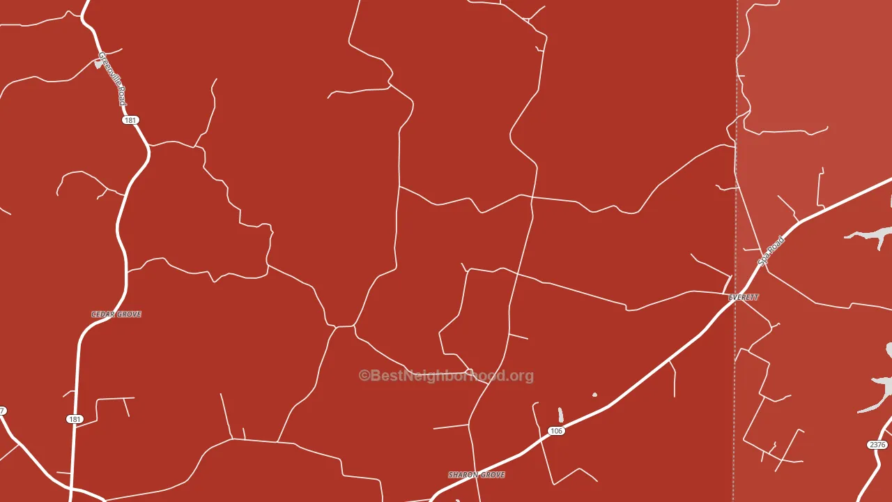 Sharon Grove, KY block-group political-lean map