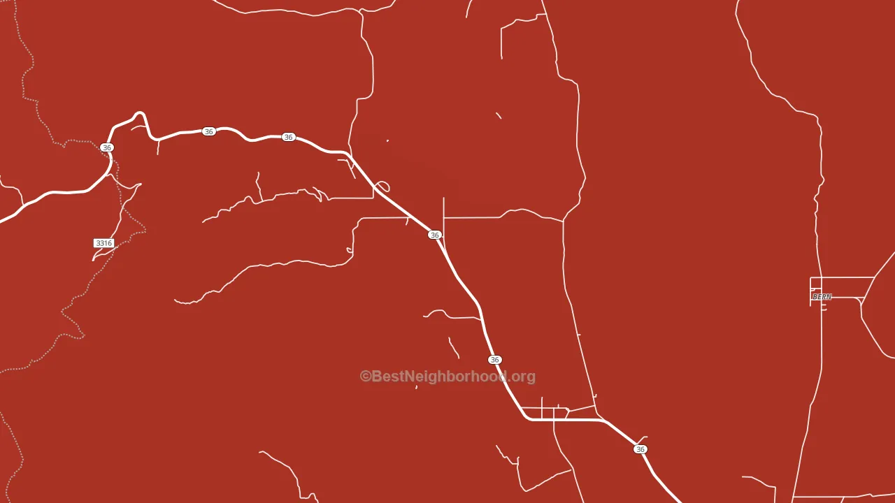 Sharon, ID block-group political-lean map