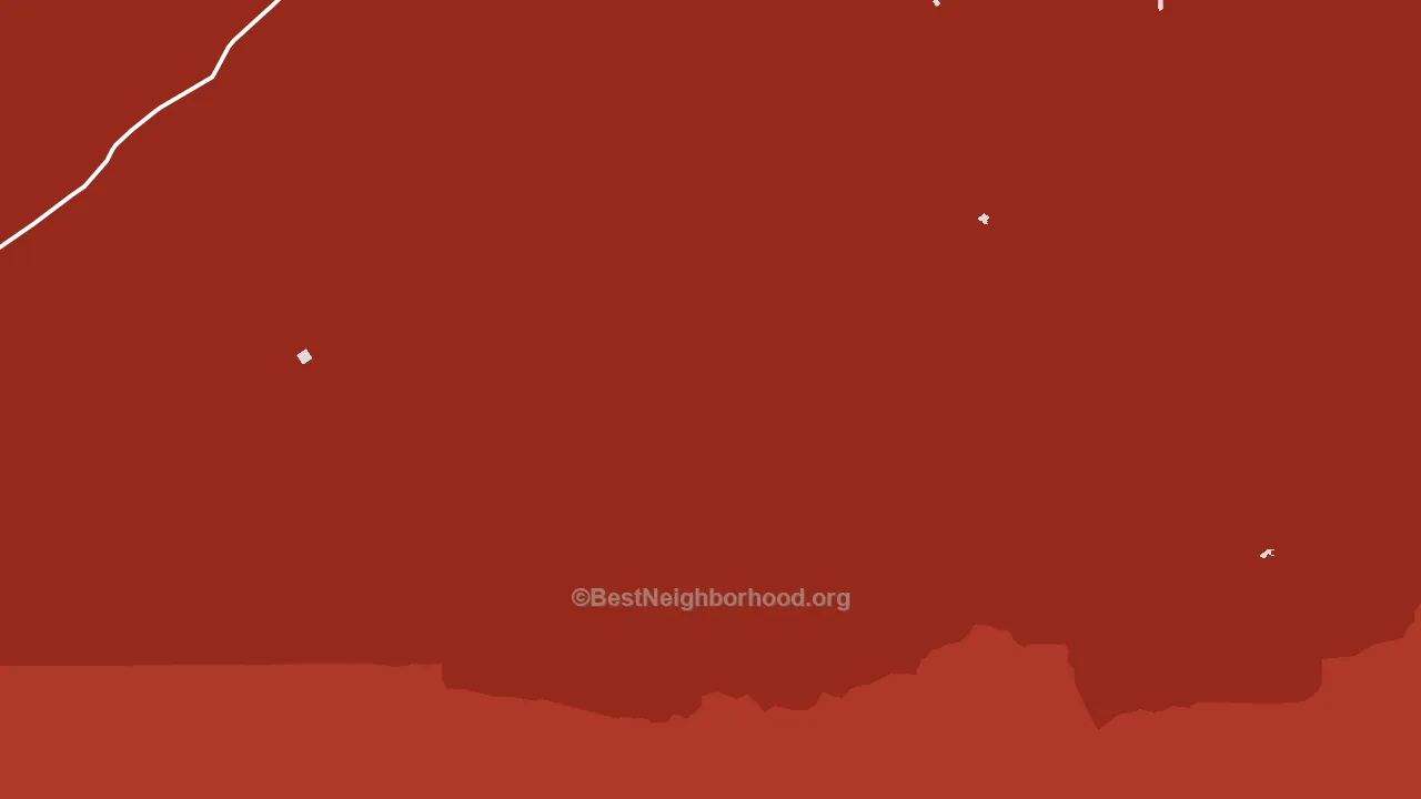 Shawnee, WY block-group political-lean map