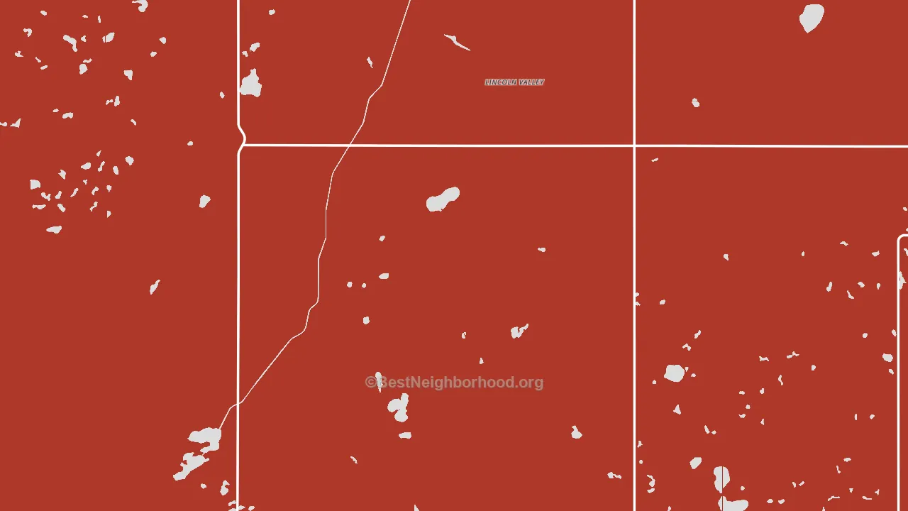 Sheridan County, ND block-group political-lean map