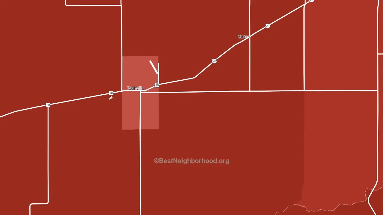 Sheridan County, NE block-group political-lean map