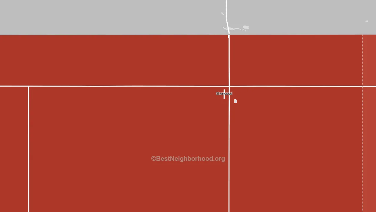 Sherwood, ND block-group political-lean map