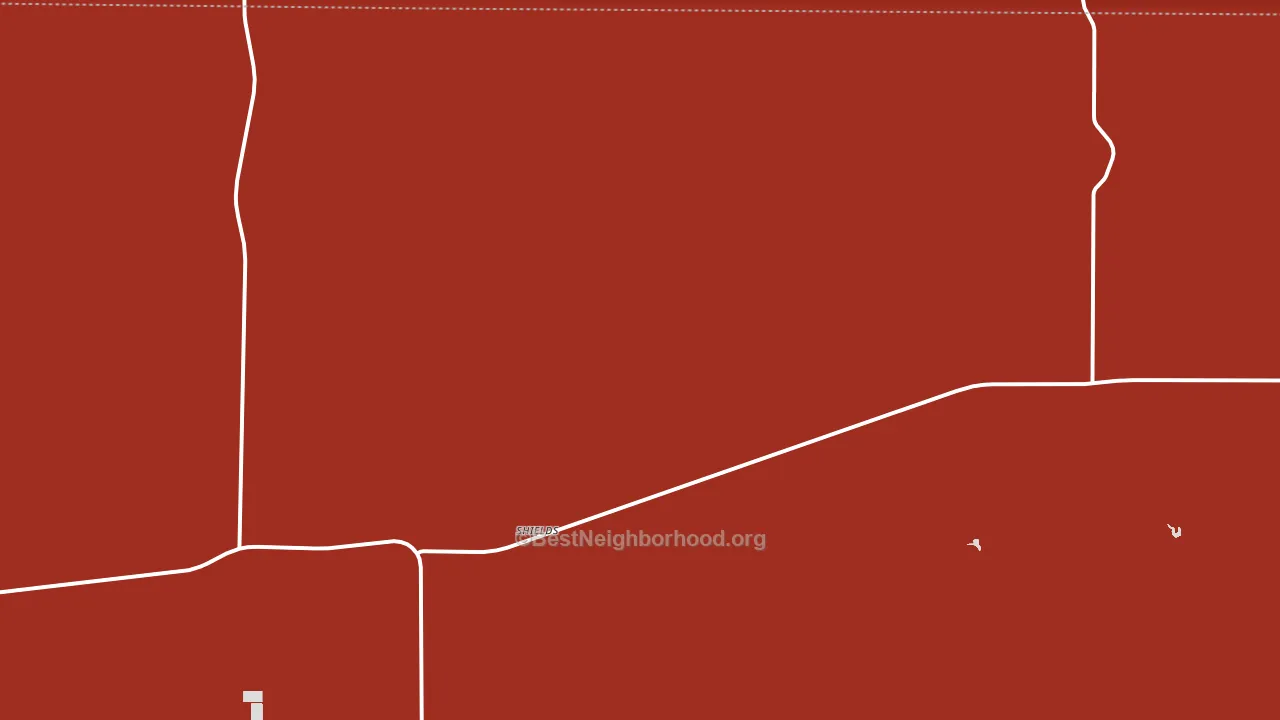 Shields, KS block-group political-lean map