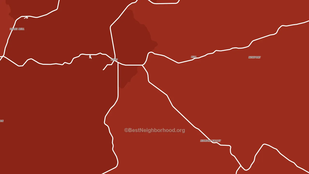 Sikes, LA block-group political-lean map