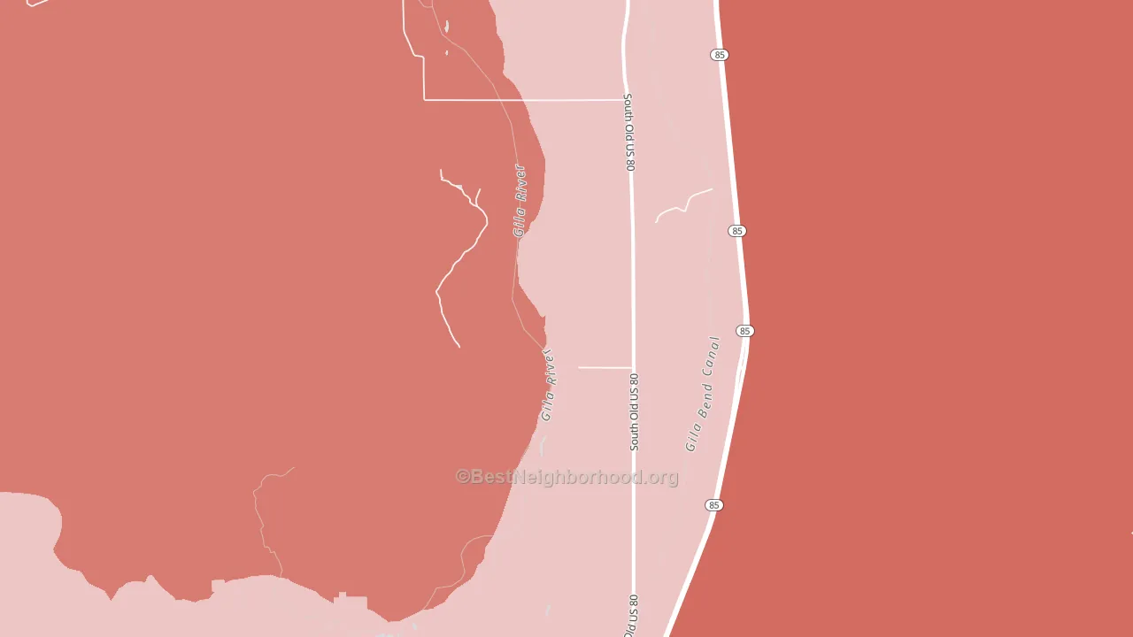 Sil Murk, AZ block-group political-lean map