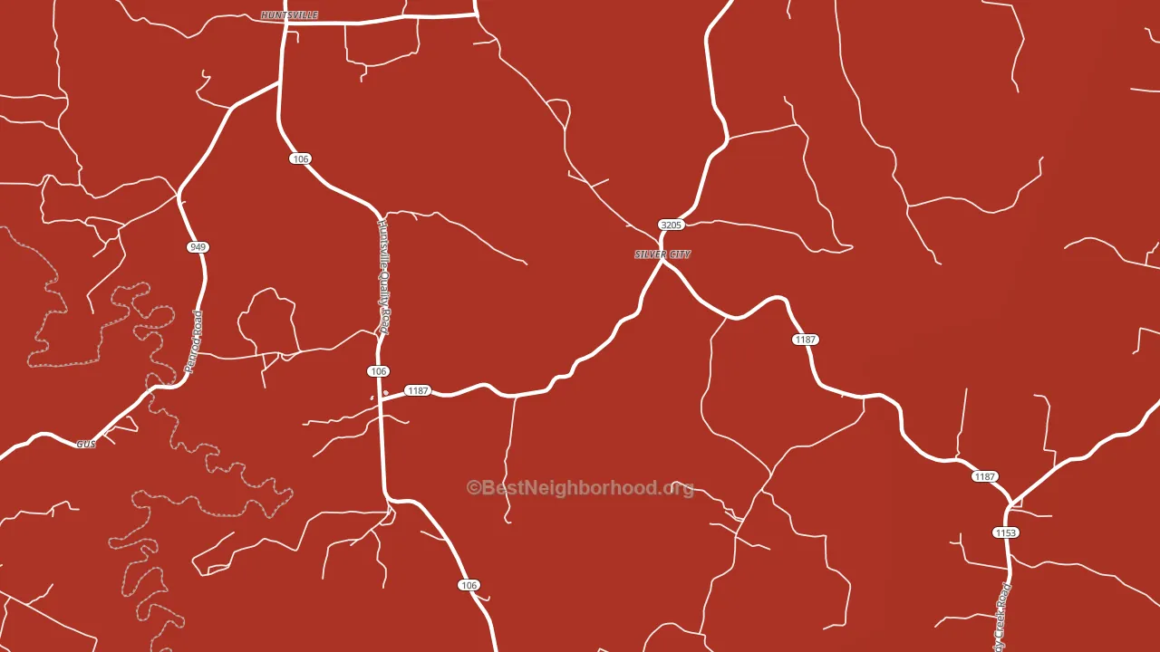 Silver City, KY block-group political-lean map