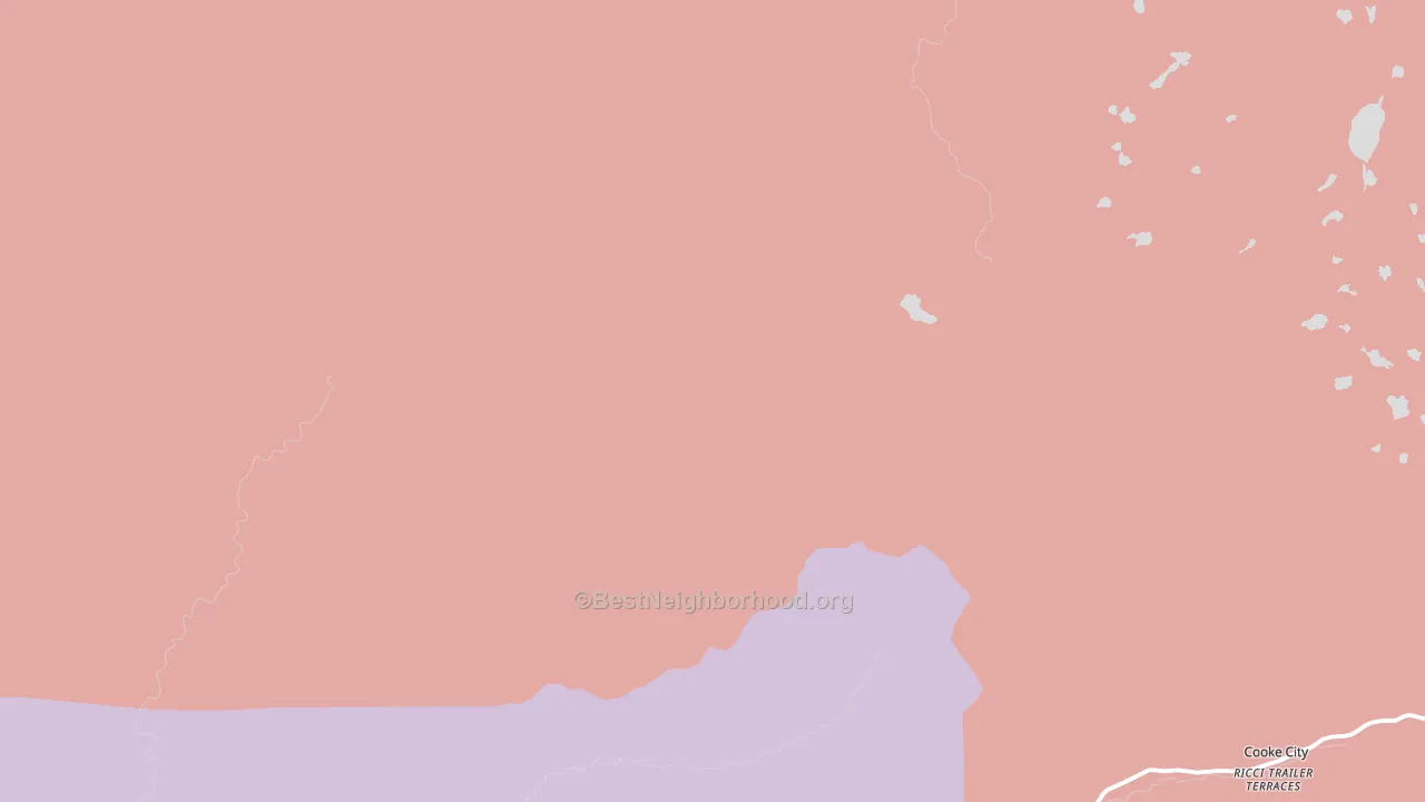 Silver Gate, MT block-group political-lean map